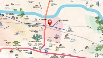 Location of Ravima Newton Home Mundhwa - Image 370856