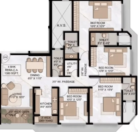 4 BHK Flat in 9 Elements in Bandra West, Mumbai - Image 903730