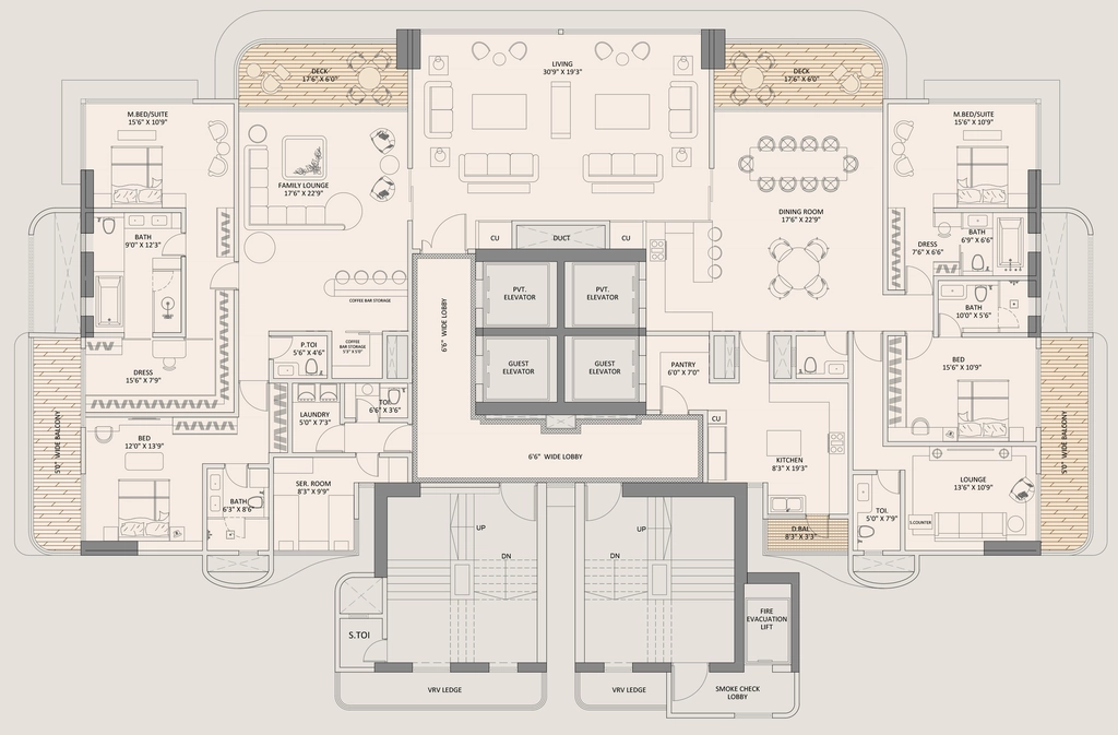 6 BHK Flat in Pantheion Palmera in Bandra West, Mumbai - Image 903842