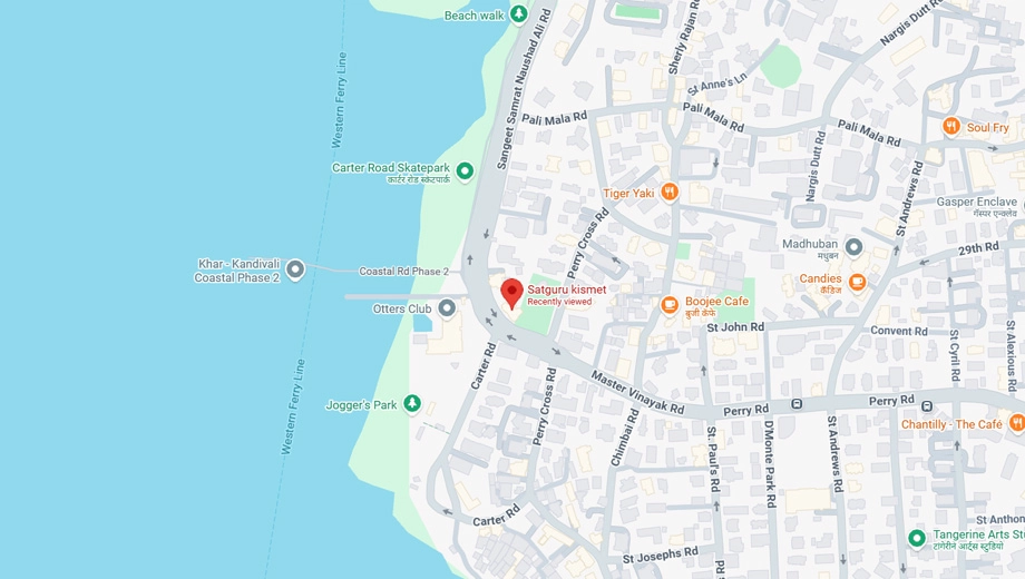 Location of JGB Satgurus Kismet in Bandra West, Mumbai - Image 370749