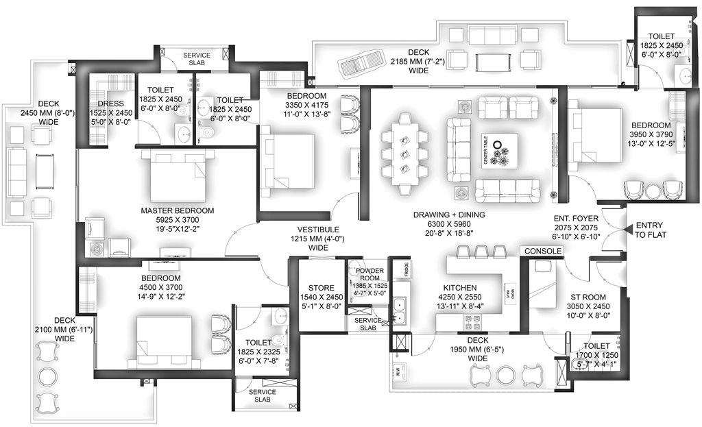 4 BHK Flat in VVIP Addresses Greater Noida in Sector 12, Greater Noida - Image 903501