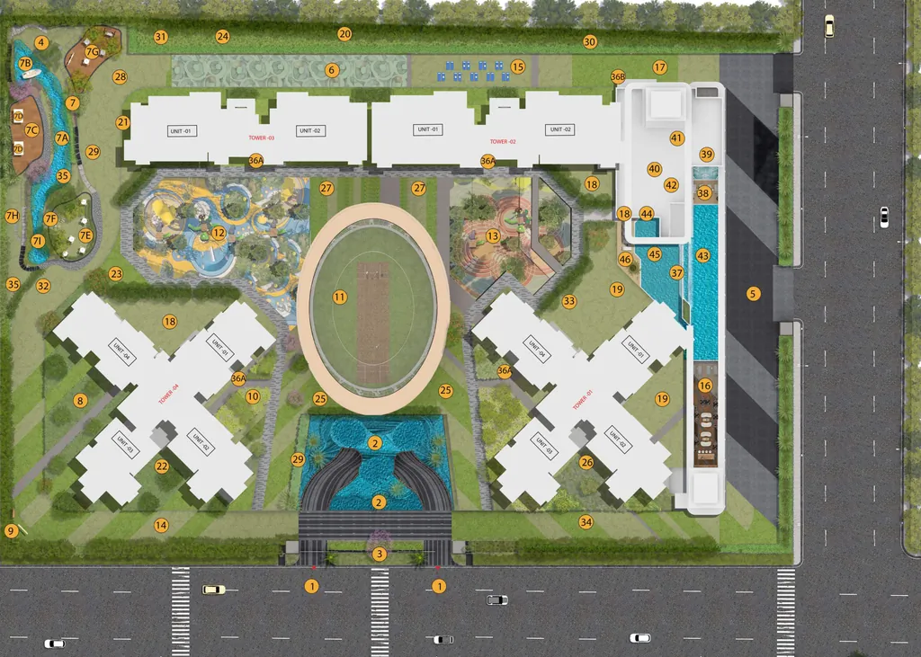 Master Plan of VVIP Addresses Greater Noida in Sector 12, Greater Noida - Image 370247