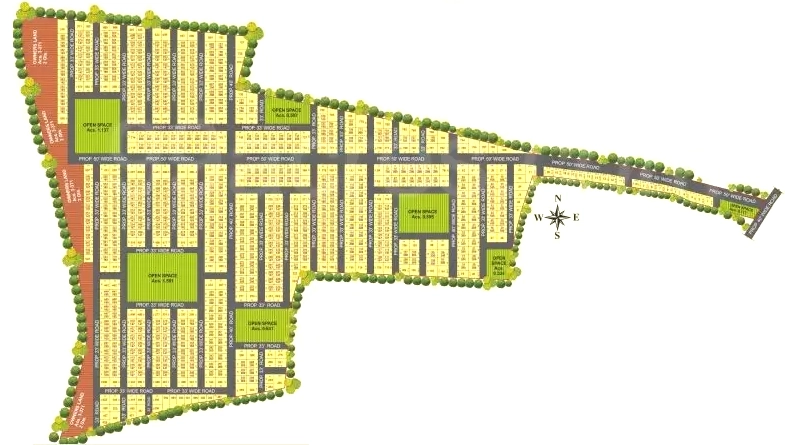 Master Plan of Bhavyasree Golden Empire in Shadnagar, Hyderabad - Image 370108