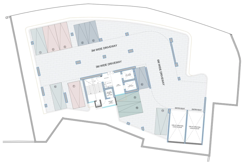 Master Plan of S Raheja Evergreen in Bandra West, Mumbai - Image 370879