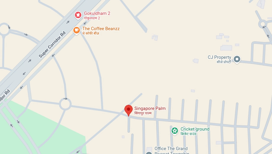 Location of Sarthak Singapore Palm in Tigariya Badshah, Indore - Image 370339