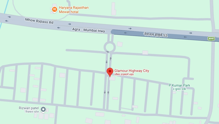 Location of Singapore Glamour Highway City in Rau, Indore - Image 370392