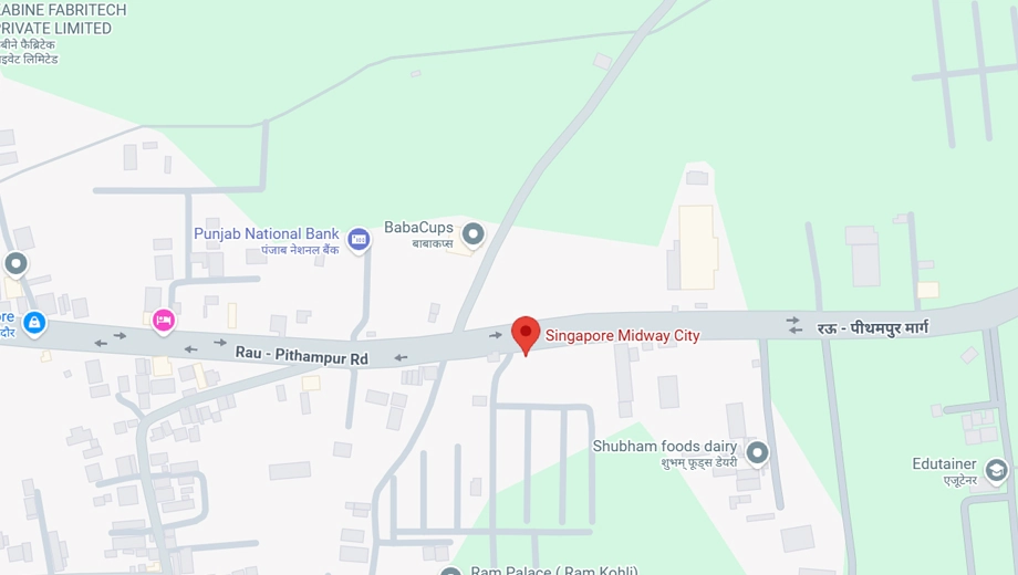 Location of Singapore Mid Way Phase 2 in Mhow, Indore - Image 370396