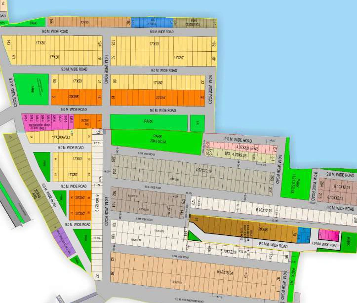 Master Plan of Dhanshri Maa Ginni Vihar Extension in Mhow, Indore - Image 370403