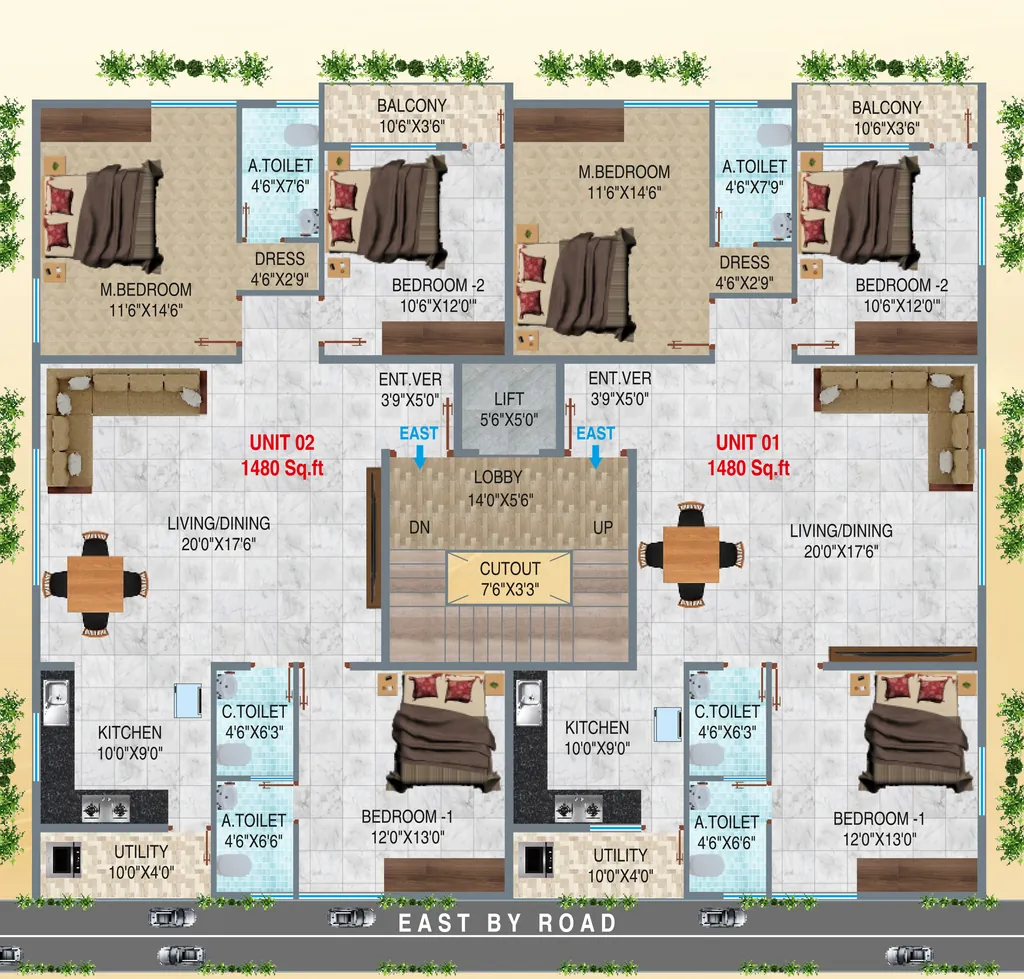 Master Plan of Lavish Balaji Svasti in Bannerghatta Main Road, Bangalore - Image 370407
