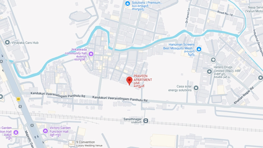 Location of Praveen Apartment in Medachal, Hyderabad - Image 370417