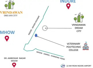 Location of Dhanshri Vrindavan Dream City - Image 370425