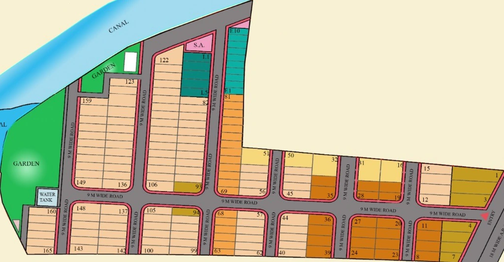 Master Plan of Dhanshri Vrindavan Dream City in Mhow, Indore - Image 370426