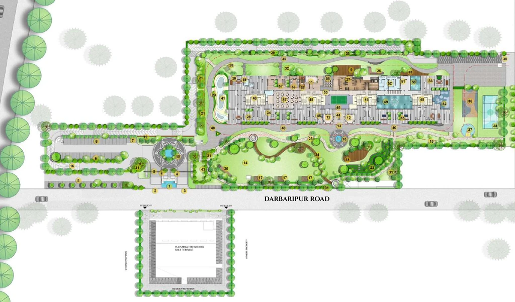 Master Plan of Tulip Melrose in Sector 70, Gurgaon - Image 371094