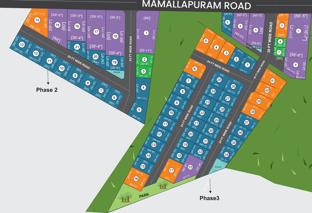 Master Plan of GT Port Town in Mahabalipuram, Chennai - Image 370656