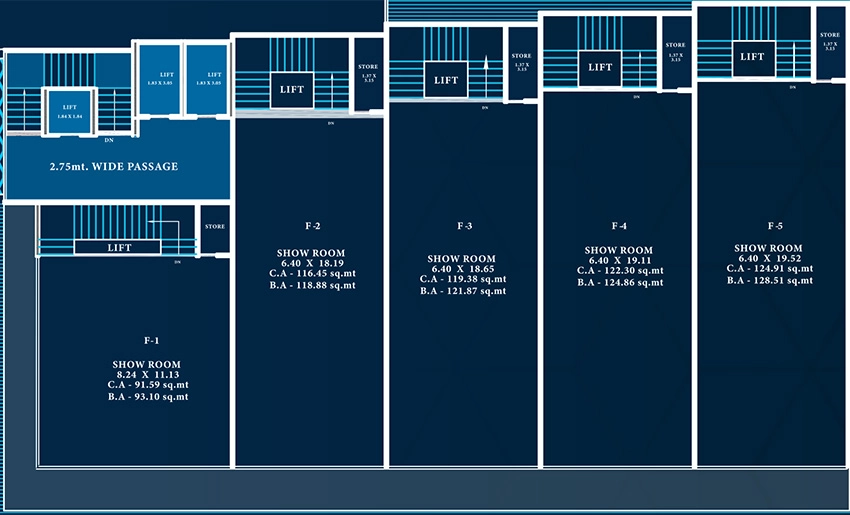 Floor Plan of Aaryan Solaris Kode in Vesu, Surat - Image 370693