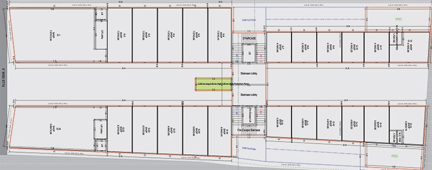 Floor Plan of Alpine Siera Sky in Bardoli, Surat - Image 370761