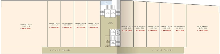 Floor Plan of Anand Vision in Adajan, Surat - Image 370782