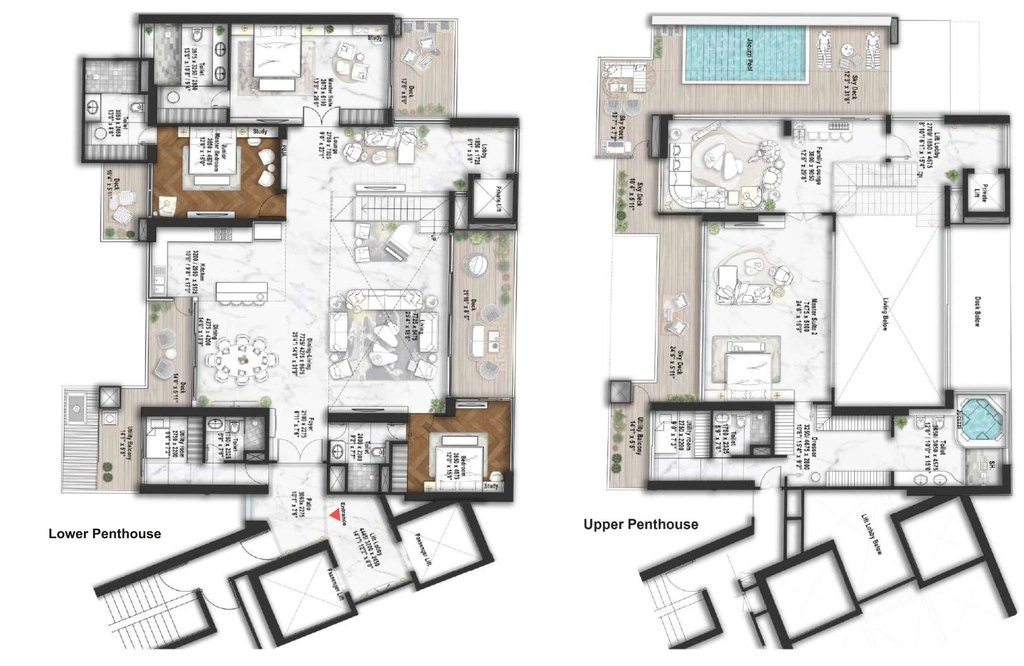 4 BHK Penthouse in Elan the Statement in Sector 49, Gurgaon - Image 903898