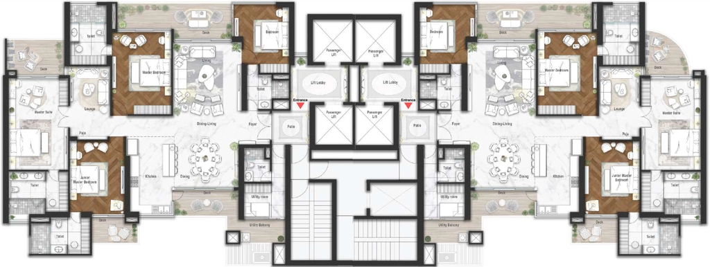 Floor Plan of Elan the Statement in Sector 49, Gurgaon - Image 370953