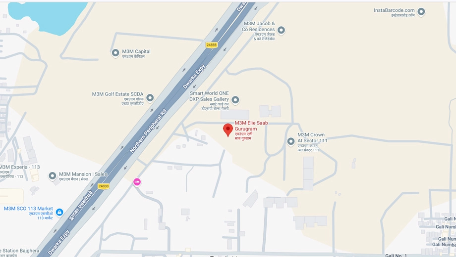Location of M3M Elie Saab in Sector 111, Gurgaon - Image 370972