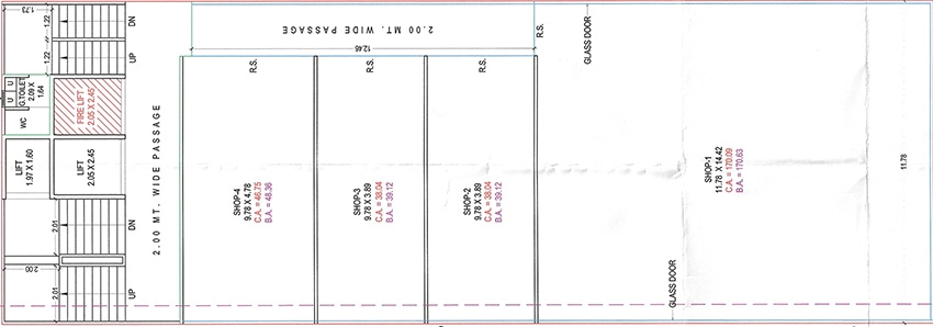 Floor Plan of Angel Oxygen House in Mota Varachha, Surat - Image 370823