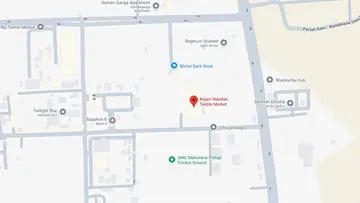 Location of Aatman Anjani Nandan Textile Market - Image 370826