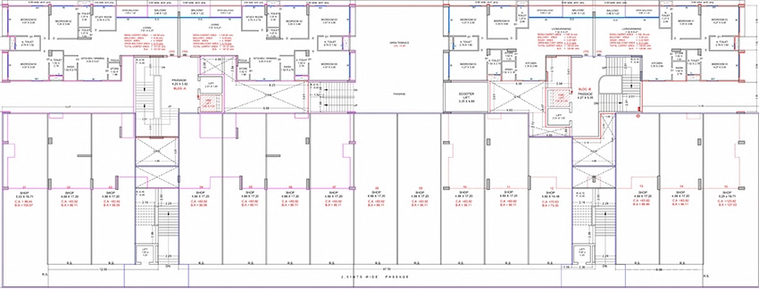 Floor Plan of Arihanta Veer Arihanta in Pal, Surat - Image 370845