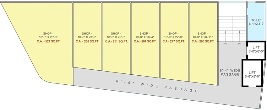 Floor Plan of Bhakti Atmos in Adajan, Surat - Image 370891