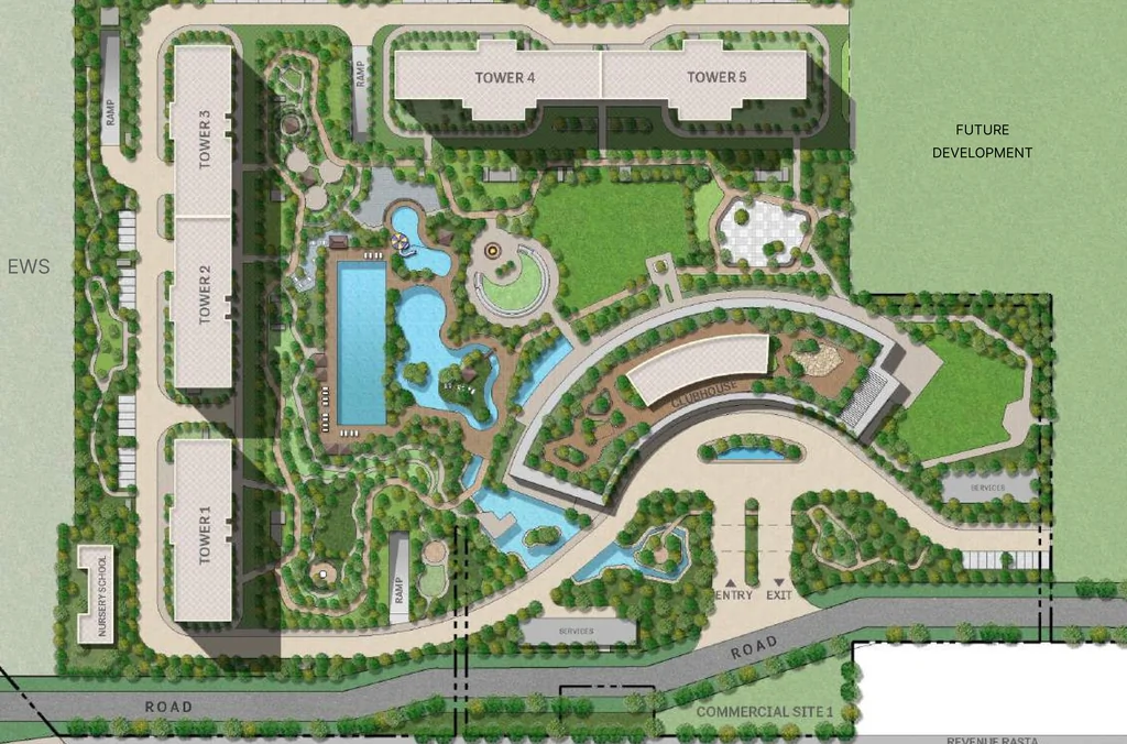 Master Plan of Sobha Aranya in Sector 80, Gurgaon - Image 371054