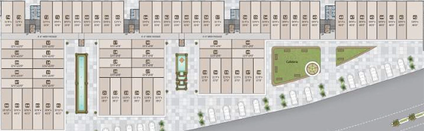 Floor Plan of Devanshi Madhuram Arcade in Dindoli, Surat - Image 370980