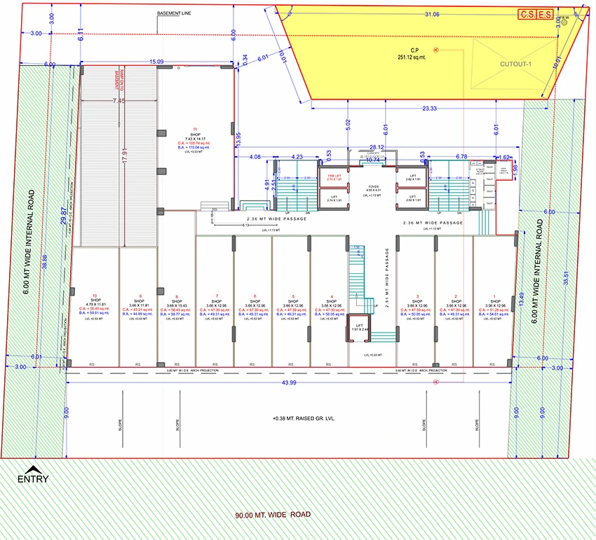 Master Plan of Digital Trade Center in Sarthana Jakat Naka, Surat - Image 371027