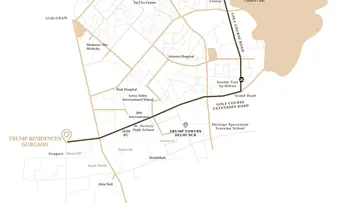 Location of Trump Residences Gurgaon - Image 371080