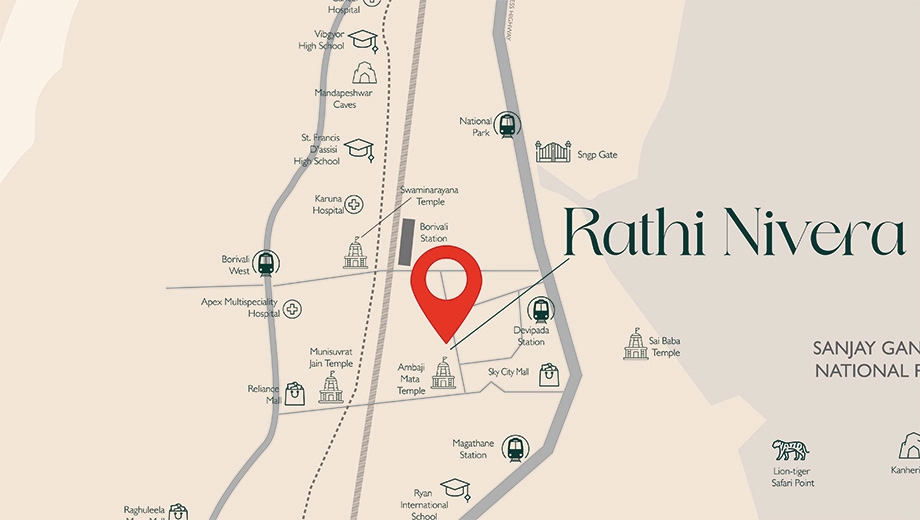 Location of Rathi Nivera in Borivali East, Mumbai - Image 371346