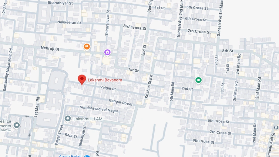 Location of Acacia Lakshmi Bavanam in T Nagar, Chennai - Image 371113