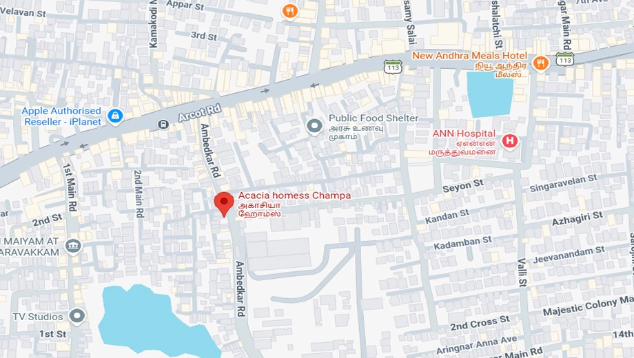 Location of Acacia Champa in Valasaravakkam, Chennai - Image 371144