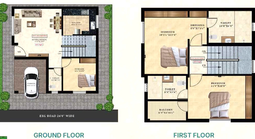 3 BHK House/Villa in ATH Ananterra in Tambaram, Chennai - Image 904028