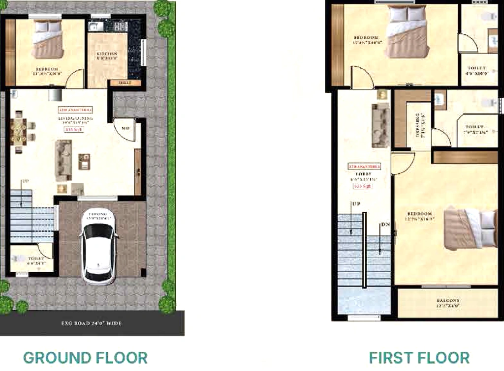 3 BHK House/Villa in ATH Ananterra in Tambaram, Chennai - Image 904032