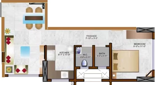 1 BHK Flat in GBD Ujwala Kutir in Borivali East, Mumbai - Image 904080