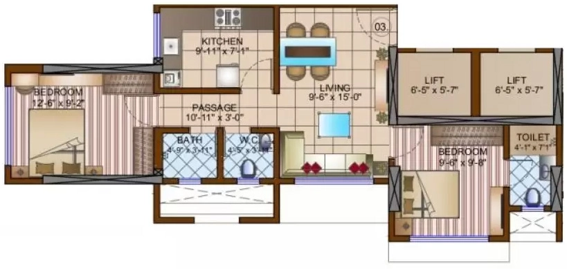 2 BHK Flat in GBD Ujwala Kutir in Borivali East, Mumbai - Image 904081
