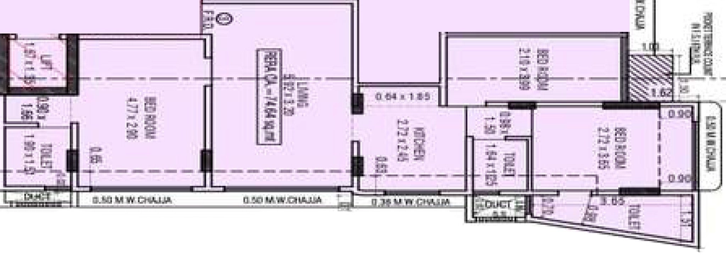 3 BHK Flat in Patel New Belevue in Borivali East, Mumbai - Image 904087
