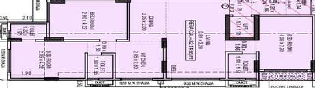 3 BHK Flat in Patel New Belevue in Borivali East, Mumbai - Image 904088