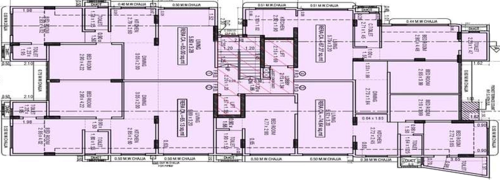 Floor Plan of Patel New Belevue in Borivali East, Mumbai - Image 371416