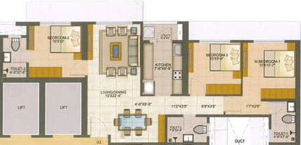 3 BHK Flat in Rustomjee Pinnacle in Borivali East, Mumbai - Image 904099
