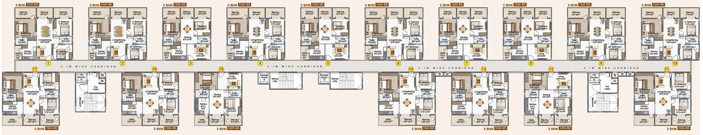 Floor Plan of SV Skyline Imperial in Adibatla, Hyderabad - Image 371302