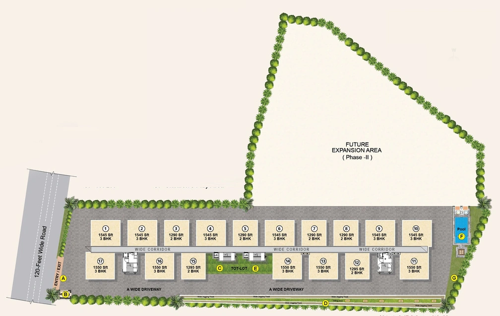Master Plan of SV Skyline Imperial in Adibatla, Hyderabad - Image 371301