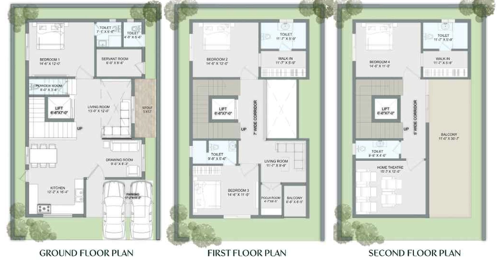 4 BHK House/Villa in Sunder Greendale in Kompally, Hyderabad - Image 904047