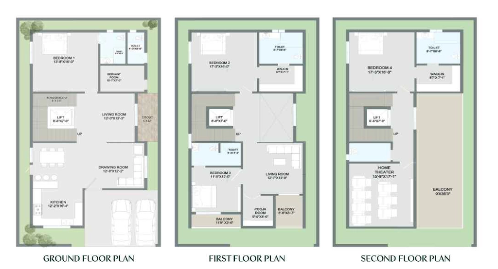 4 BHK House/Villa in Sunder Greendale in Kompally, Hyderabad - Image 904048