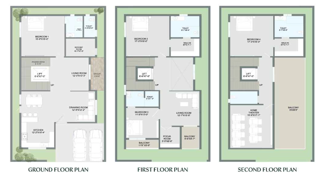 4 BHK House/Villa in Sunder Greendale in Kompally, Hyderabad - Image 904049