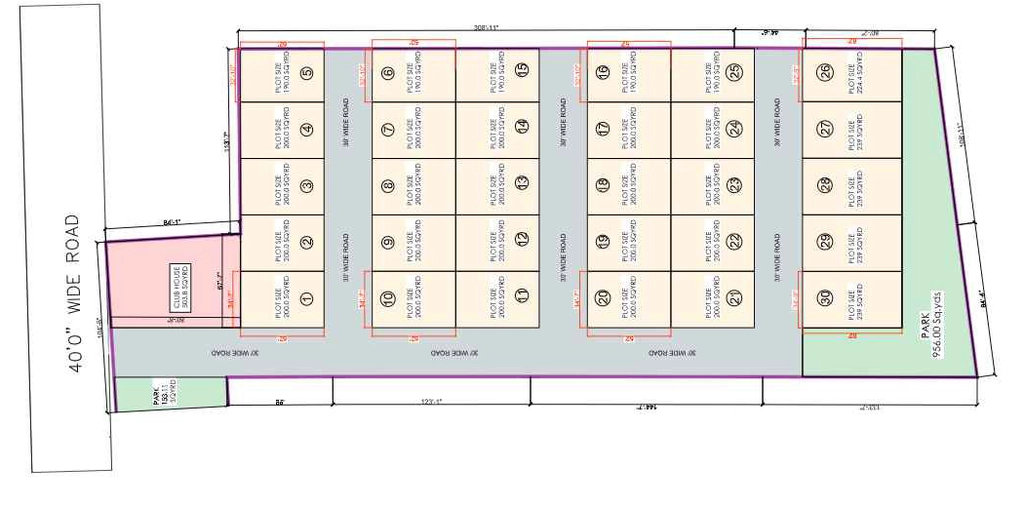 Master Plan of Sunder Greendale in Kompally, Hyderabad - Image 371319