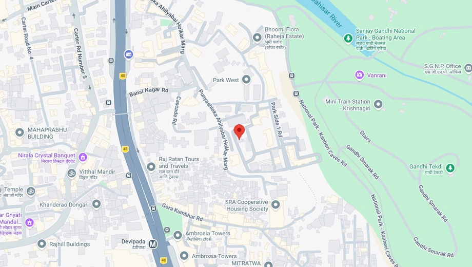 Location of K Raheja Green in Borivali East, Mumbai - Image 371446